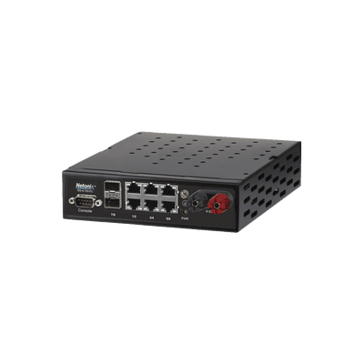 Switch WISP PoE pasivo Administrable de 8 puertos (6 PoE Gigabit + 2 SFP) entrada de 9-72 Vcc