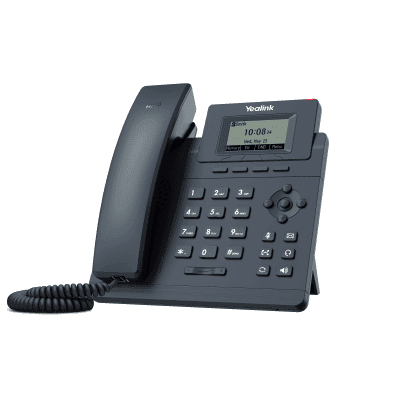 Teléfono IP Empresarial Yealink SIP T30P con 1 Línea SIP y Conferencia de hasta 5 Participantes