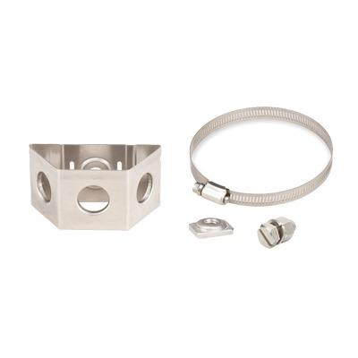 Adaptador para Sujetadores Tipo Mariposa. Instalación en Tubo con Diámetro 0.75 a 1.5 Pulgadas (19.05 a 38.1 mm). Paquete de 10 Piezas