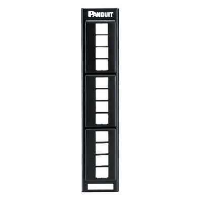 Panel de Parcheo Modular Keystone (Sin Conectores), de Montaje en Pared Usando Accesorio Wb89d, 12 Puertos