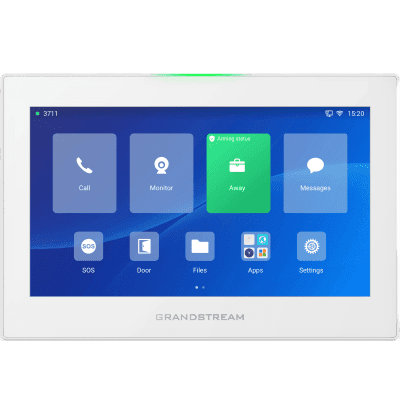 Estación de Intercomunicación SIP con Wi-Fi 6, Bluetooth y Control Total para Agendamiento de Salas y Edificios Inteligentes (Color Blanco)