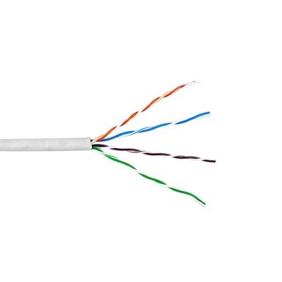 Bobina de Cable de 305 Metros (1000 Pies) UTP Cat6 Riser / Color Blanco / UL, CMR, Probado a 350 Mhz / Para Aplicaciones de CCTV, Redes de Datos, IP Megapixel, Control RS485