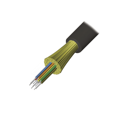 Cable de Fibra Óptica de 12 Hilos, Interior/Exterior, Tight Buffer, No Conductiva (Dieléctrica), Riser, Multimodo OM3 50/125 Optimizada, 1 Metro (3.28 Pies)