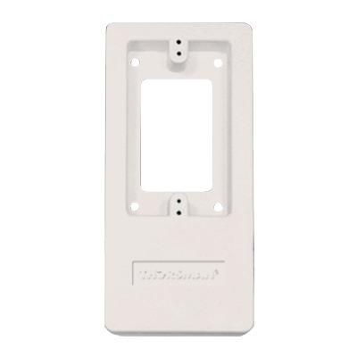 Caja de contactos color blanco de PVC auto extinguible, para canaletas PT48 (7100-01001)