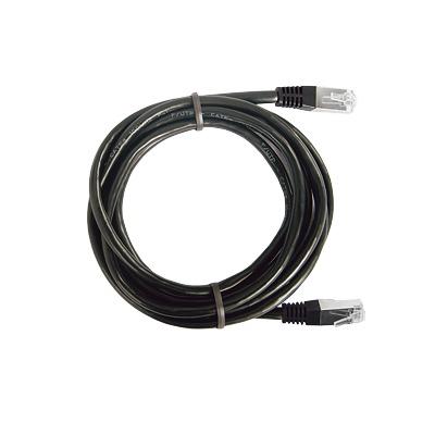 Cable de Parcheo FTP Cat6 - 1.0 Metro (3.28 Pies) - Negro